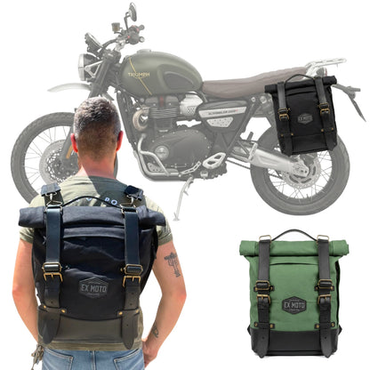 Borsa moto trasformabile in Zaino EX MOTO URBAN CLASSIC 2.0